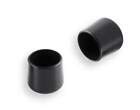 4 Kappen, schwarz, für Rundrohre/Rundstäbe/Pfostenkappen - Klama - Möbelzubehör