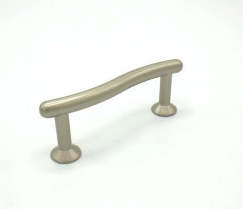 2 St. Bügelgriffe Möbelgriffe Stahl verchromt, Edelstahl-Optik mit Innengewinde - für Schränke, Schubladen und Türen (Typ 6, Lochabstand 128 mm) - Klama - Möbelzubehör