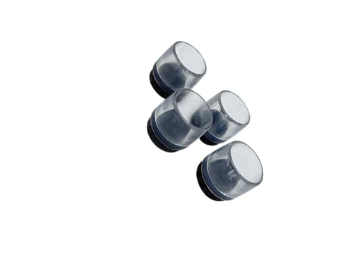 4 Möbelgleiter Stuhlbeinkappen Filzgleiter runde Rohre Kunststoff mit Filz - Klama - Möbelzubehör