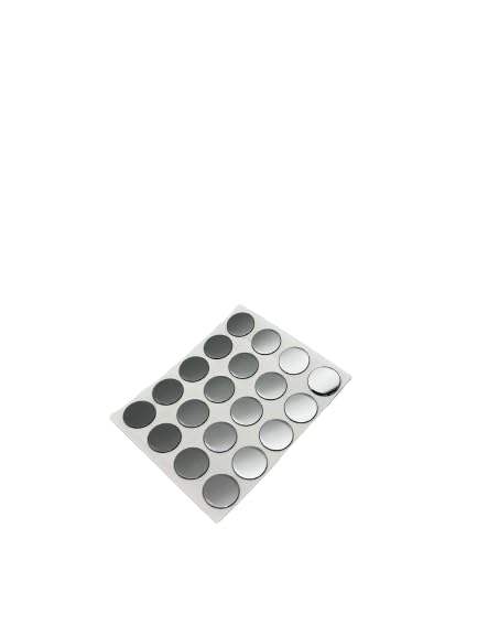 20x Selbstklebende Abdeckkappen für Schrauben, Bohrlöcher & kleine Macken - Universell einsetzbare Schraubenabdeckung - Klama - Möbelzubehör