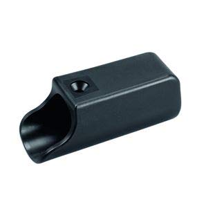 4 Gleiter/Kappen Gleitkappen für Stahlrohrtische Rundrohre, Kunststoff, Schwarz - Klama - Möbelzubehör