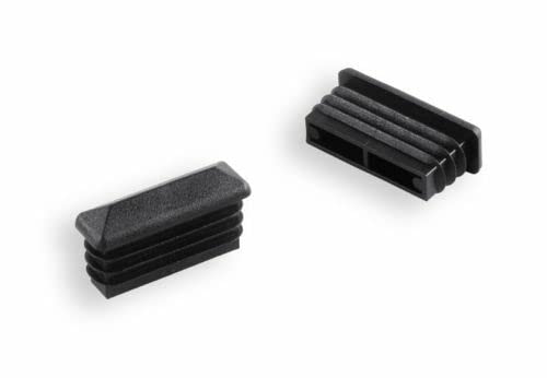 OL 4 St. Zierstopfen/Sichtstopfen für Rechteckige Rohre mit Rohrwandstärke 1,5-2 mm / 30x15mm - Klama - Möbelzubehör