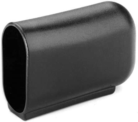 4 Fußstopfen Gleiter Kappen Abdeckkappen Oval für Tischbeine, Kunststoff, Schwarz - Klama - Möbelzubehör