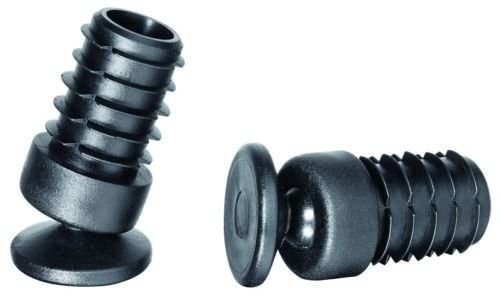 4 St. Stuhlgleiter mit Gelenk und Kunststoffgleitfläche, für Rundrohre mit Wandstärke 1,5-2 mm, max. Neigungswinkel 25° - Klama - Möbelzubehör