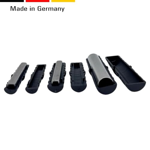 1 Steckverbinder - Rohrverbinder für Rundrohre, Kunststoff/Polyamid, Schwarz