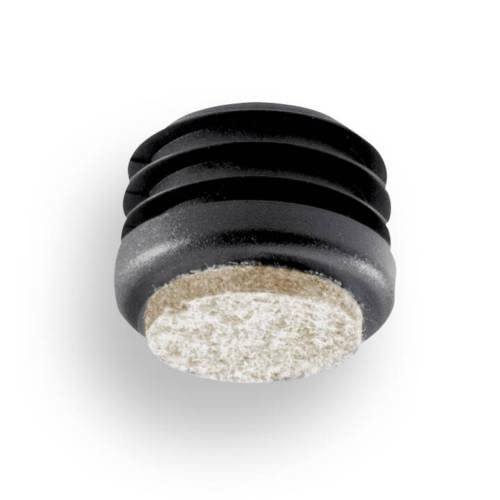 4 St. Stuhlgleiter Lamellenstopfen mit Filz für Rundrohre - Klama - Möbelzubehör