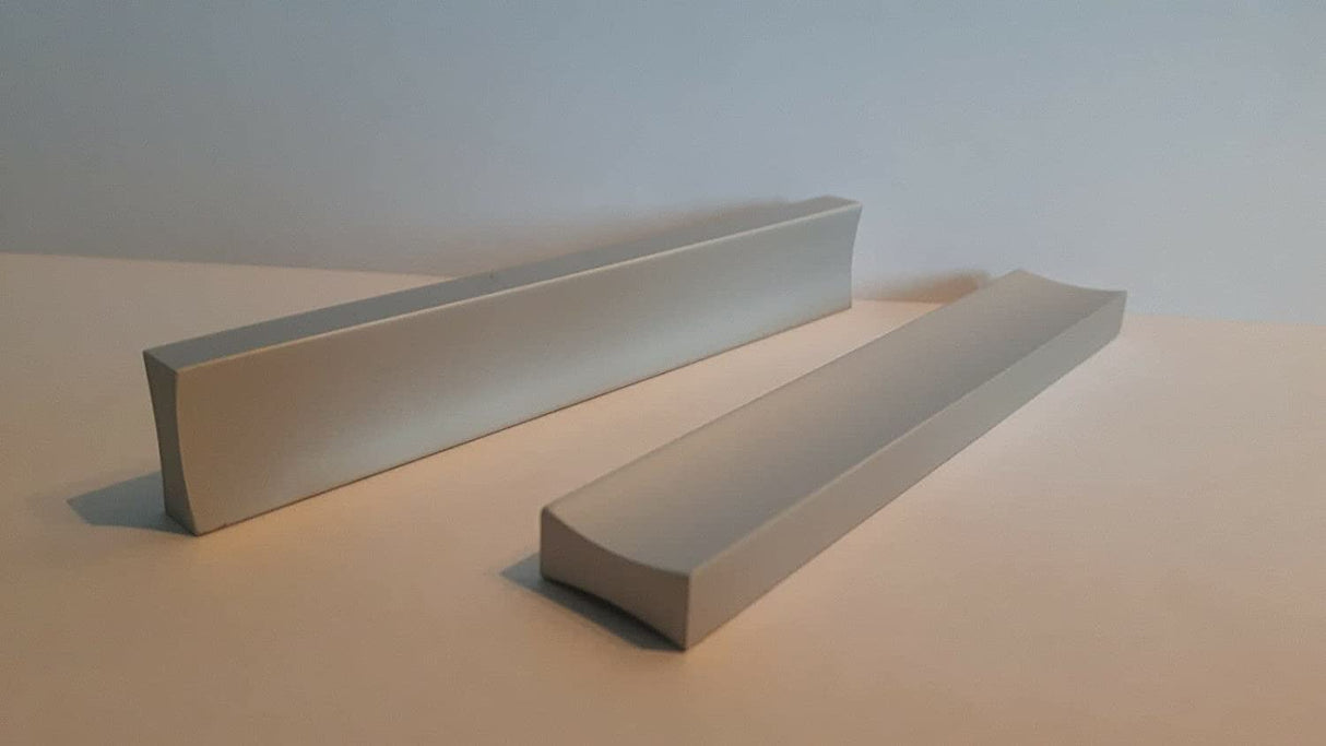 2 St. Bügelgriffe Möbelgriffe Stahl verchromt, Edelstahl-Optik mit Innengewinde - für Schränke, Schubladen und Türen (Typ 6, Lochabstand 128 mm) - Klama - Möbelzubehör