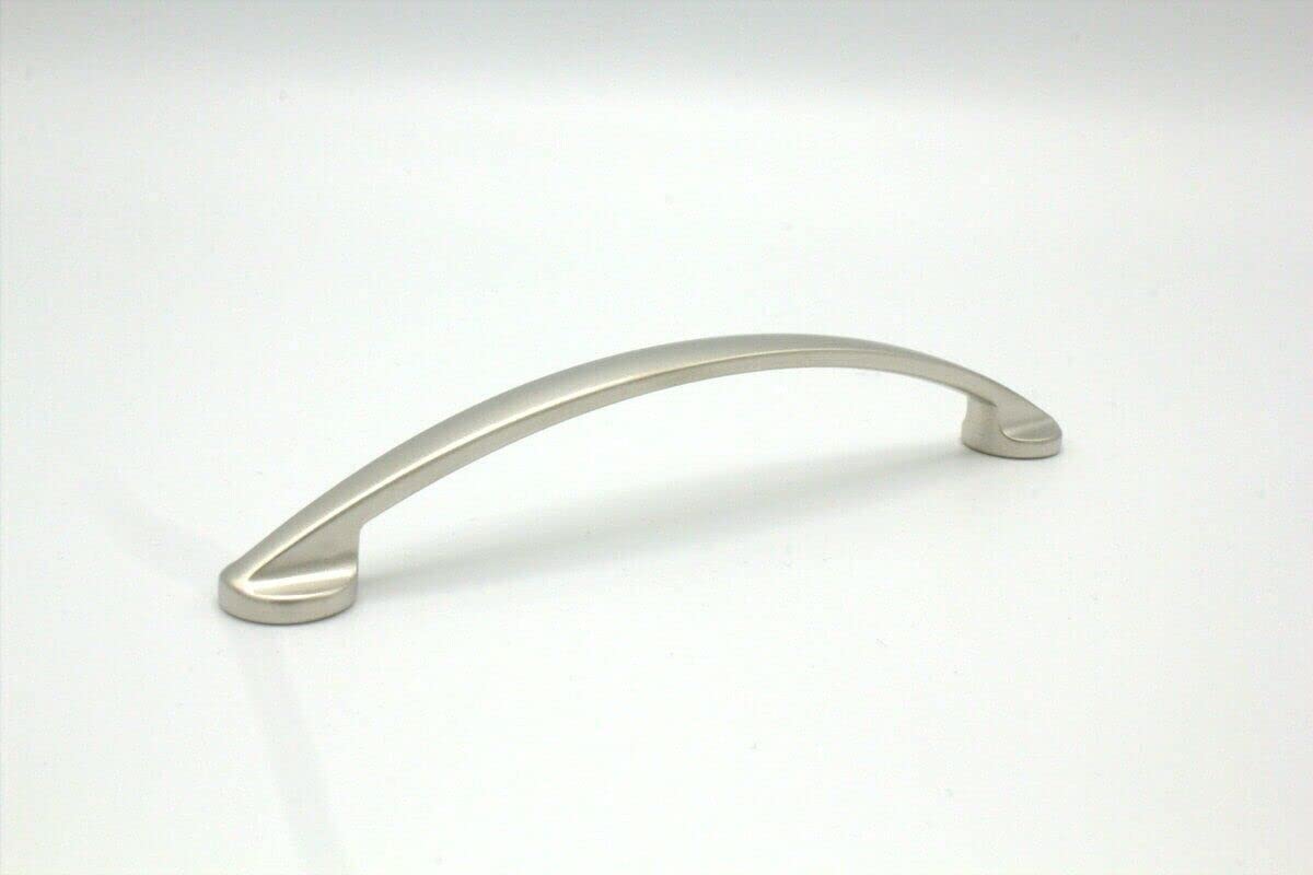 2 St. Bügelgriffe Möbelgriffe Stahl verchromt, Edelstahl-Optik mit Innengewinde - für Schränke, Schubladen und Türen (Typ 6, Lochabstand 128 mm) - Klama - Möbelzubehör