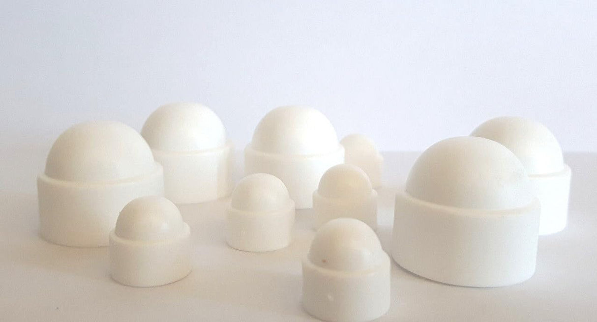 4x Abdeckkappen für Schrauben Sechskant - Schraubenabdeckung Schutzkappen aus PE Kunststoff für Schrauben und Muttern (Kopie) - Klama - Möbelzubehör