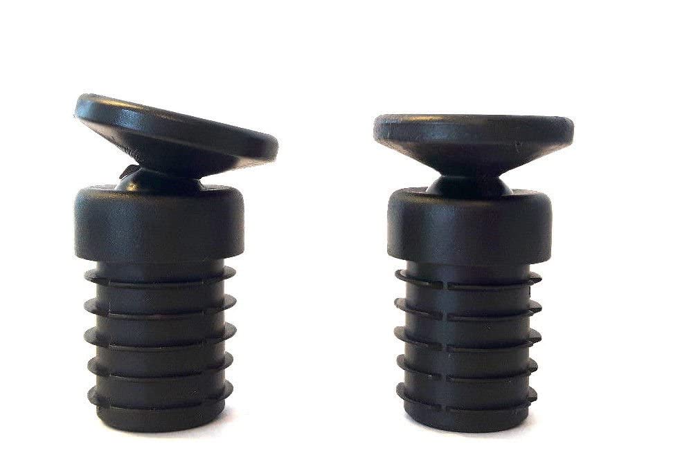 4 St. Stuhlgleiter mit Gelenk und Kunststoffgleitfläche, für Rundrohre mit Wandstärke 1,5-2 mm, max. Neigungswinkel 25° - Klama - Möbelzubehör