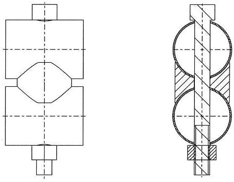 20 Satteldistanzstücke Unterlegscheiben Distanzstücke Rundrohre Kunststoff, schwarz - Klama - Möbelzubehör