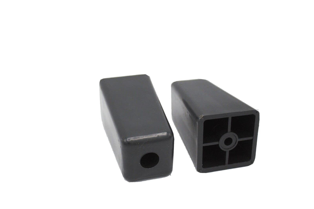 Generisch 4 Möbelgleiter Polsterfüße Erhöhung Möbelfüße, Fuß 47x47 mm, Ansatz 58x58 mm (118 mm) - Klama - Möbelzubehör