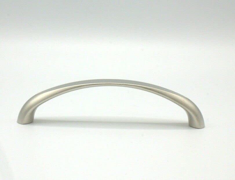 2 St. Bügelgriffe Möbelgriffe Stahl verchromt, Edelstahl-Optik mit Innengewinde - für Schränke, Schubladen und Türen (Typ 6, Lochabstand 128 mm) - Klama - Möbelzubehör