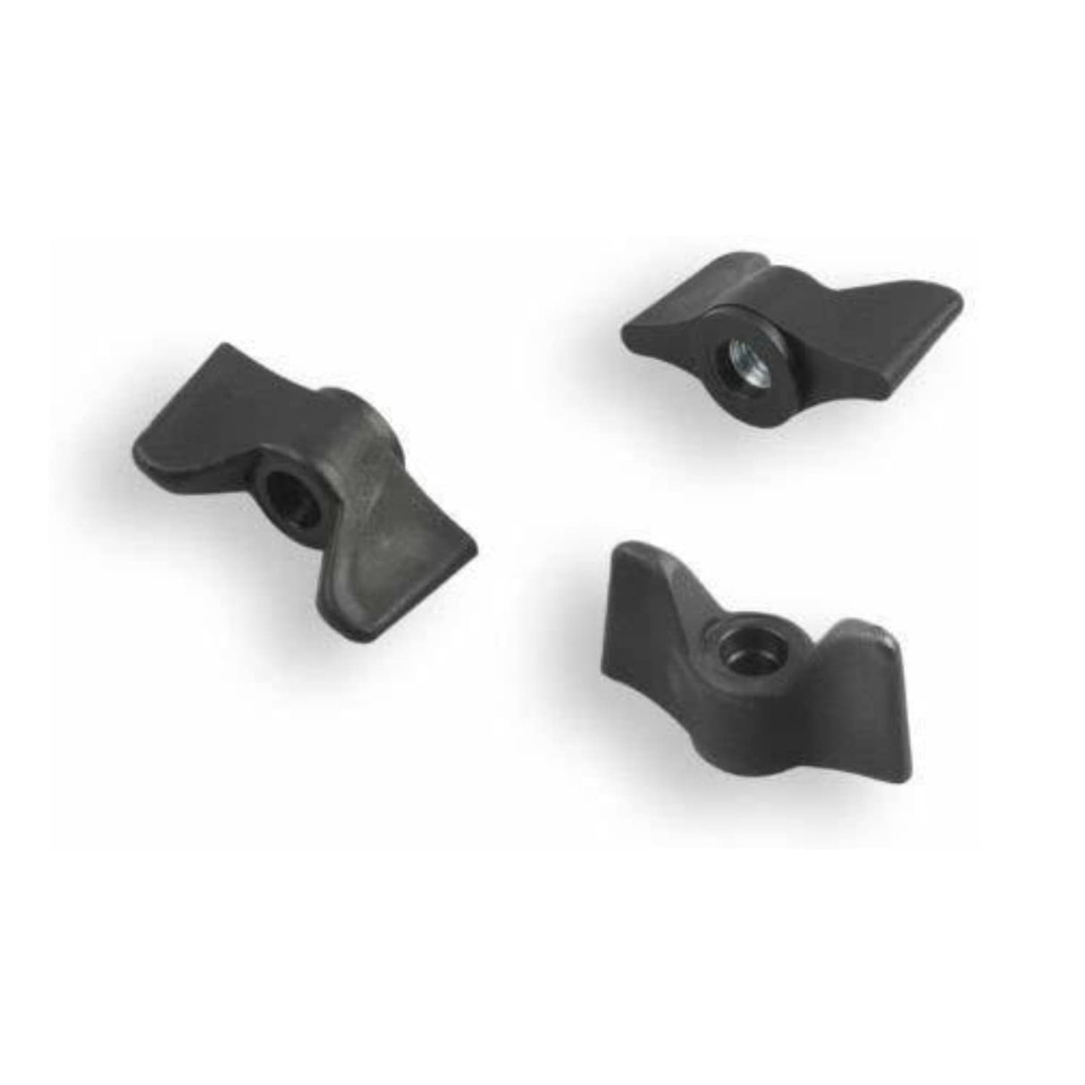 2 Flügelmuttern M4 M5 M6 M8 Kunststoff Schwarz Flügelmutter mit Gewinde aus legiertem Stahl - Klama - Möbelzubehör