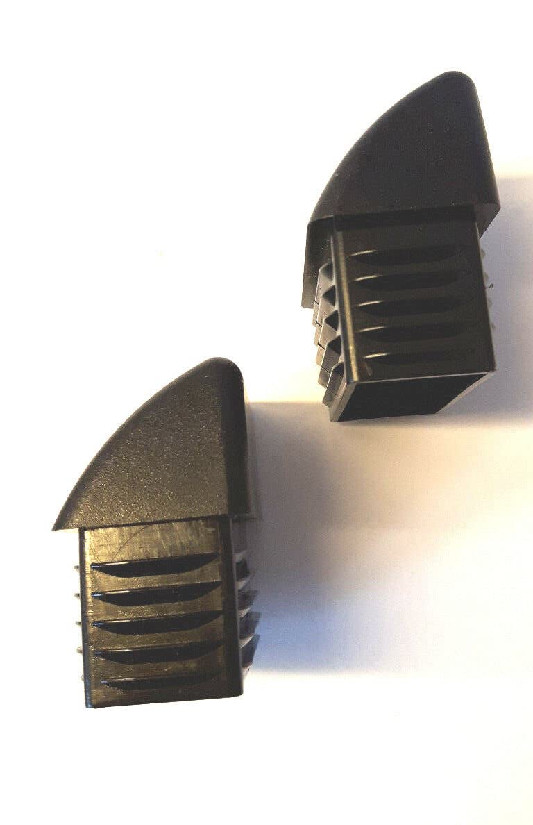 OL 4 St. Rohrendstücke/Sichtstopfen für Rechteckige Rohre mit Rohrwandstärke 1,5-2 mm / 30x20mm - Klama - Möbelzubehör