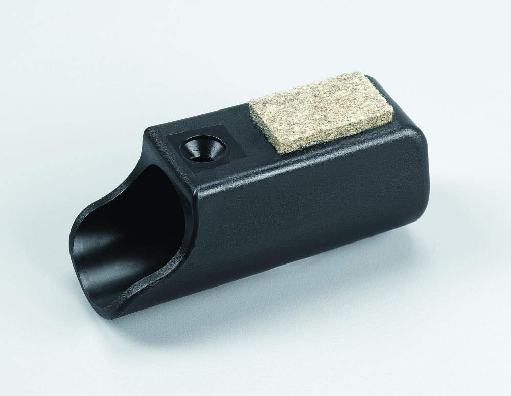 4 Gleiter/Kappen Gleitkappen für Stahlrohrtische Rundrohre, Kunststoff, Schwarz - Klama - Möbelzubehör