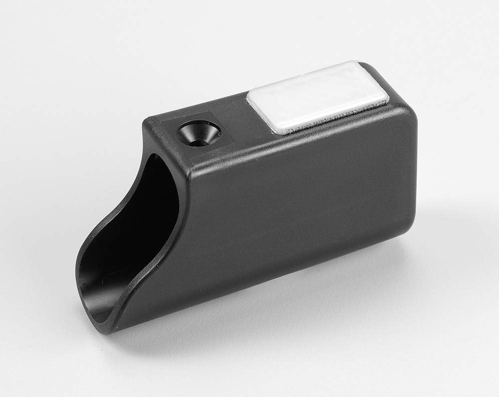 4 Gleiter/Kappen Gleitkappen für Ovalrohre, Kunststoff, Schwarz - Klama - Möbelzubehör