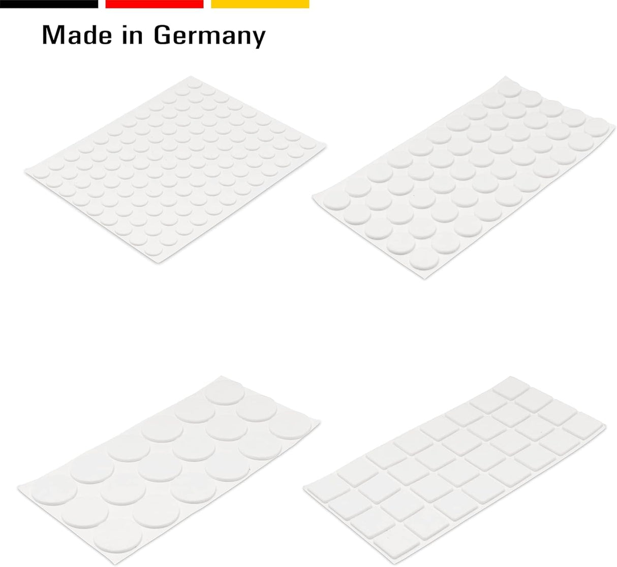 50x Filzgleiter Möbelgleiter selbstklebend - der ideale Schutz für Holz-, Parkett und- Laminatboden - Klama - Möbelzubehör