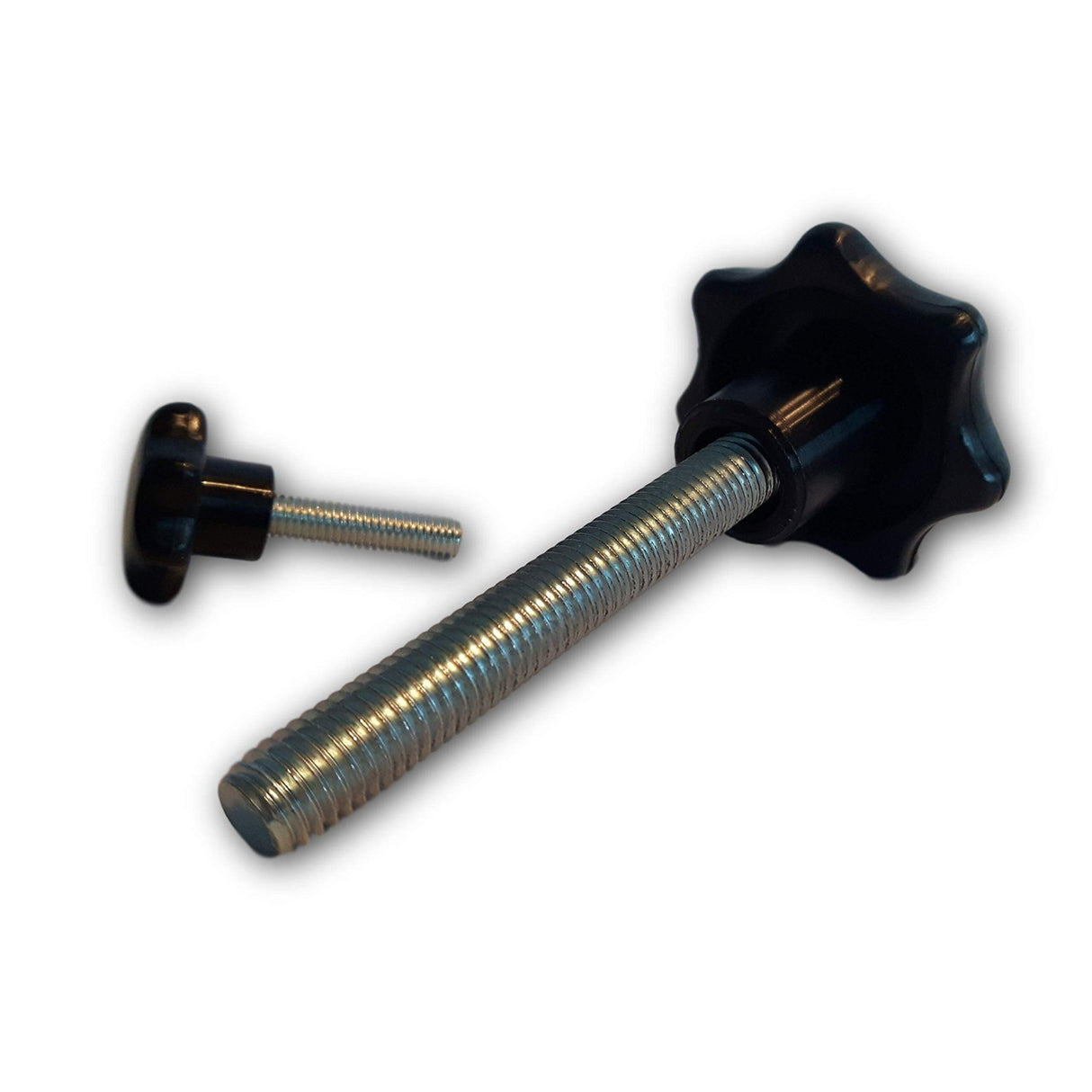 1 Sternschraube aus Kunststoff - 50 mm Sterngriffschraube mit Gewindebolzen aus legiertem Stahl - Klama - Möbelzubehör