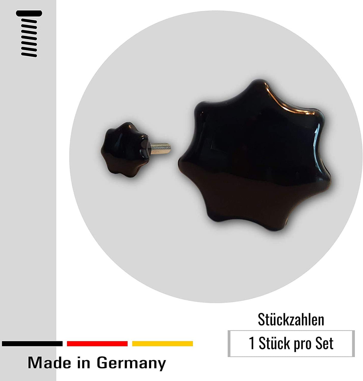 Sterngriffe mit Griffdurchmesser von 25mm bis 80mm - Klama - Möbelzubehör