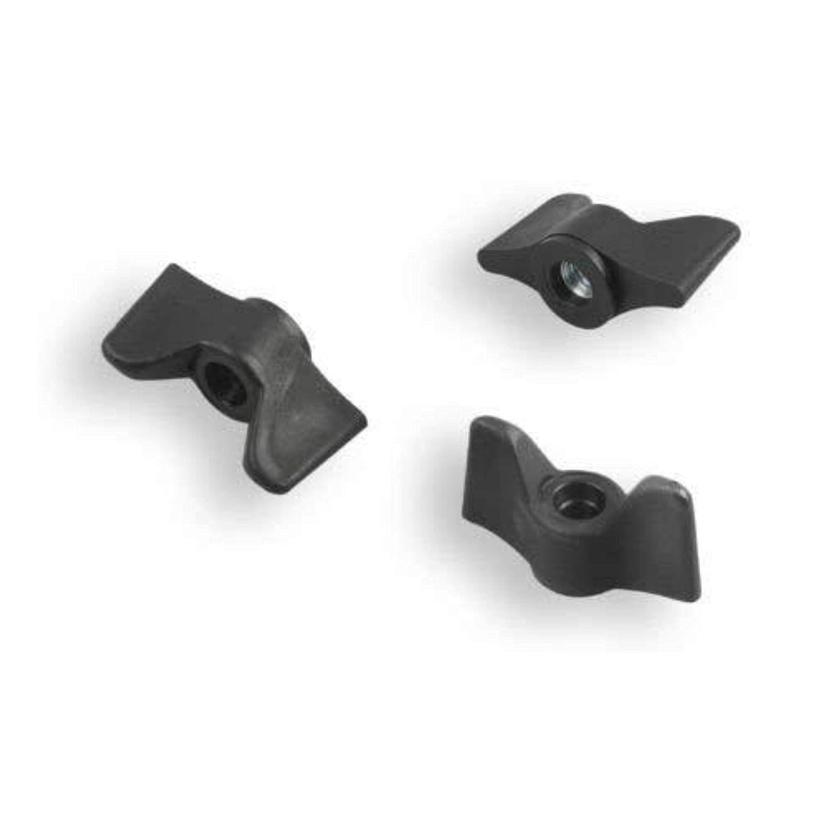 2 Flügelmuttern M4 M5 M6 M8 Kunststoff Schwarz Flügelmutter mit Gewinde aus legiertem Stahl - Klama - Möbelzubehör