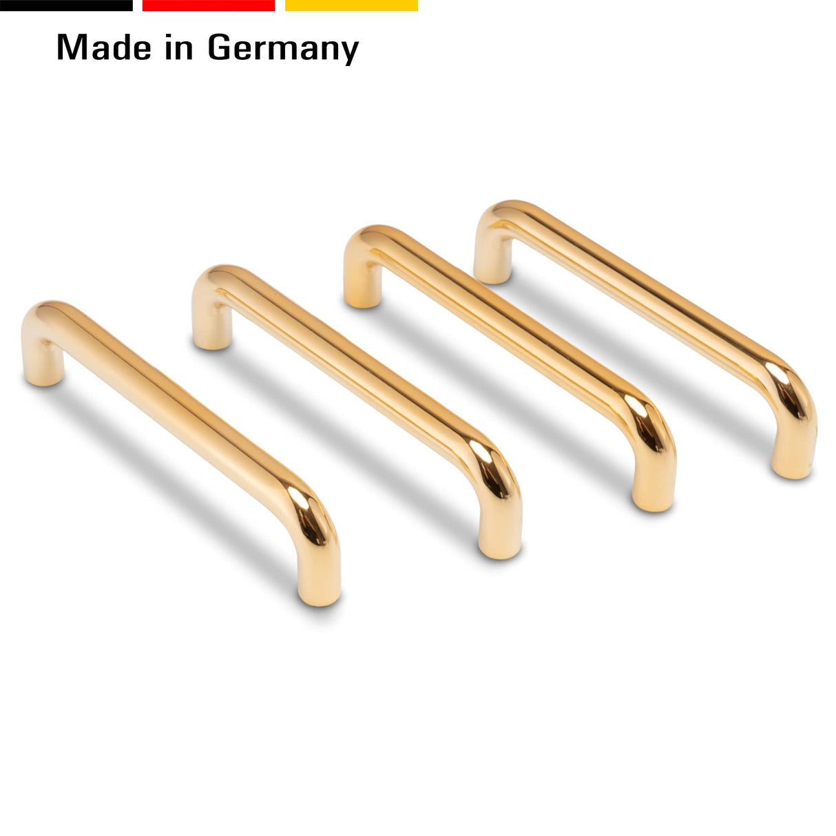 KLAMA 4 St. Bügelgriffe Möbelgriffe Kunststoff - für Schränke, Schubladen und Türen - Klama - Möbelzubehör