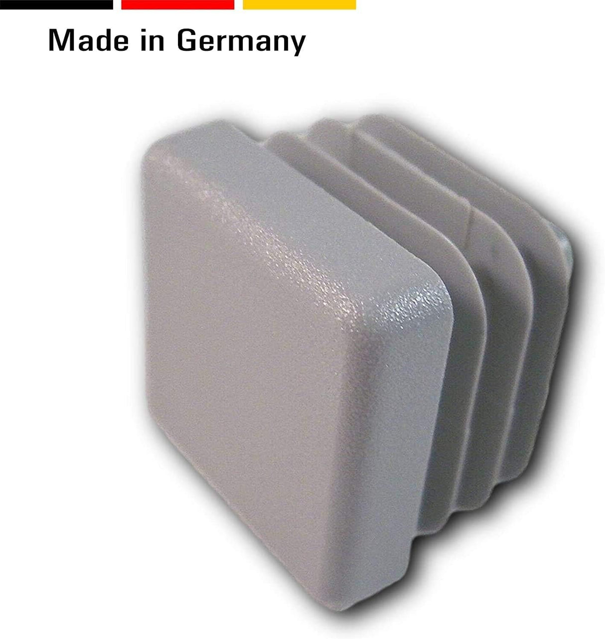 20 Stopfen für Quadratrohre, Grau (15 x 15 mm) - Klama - Möbelzubehör