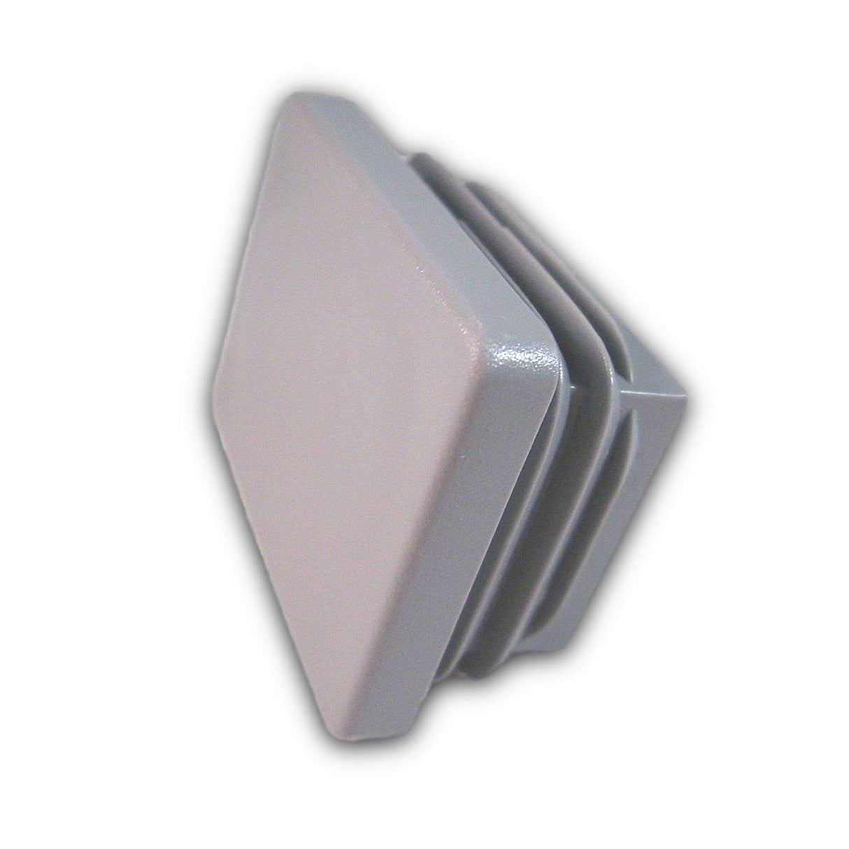 OL 20 Stopfen, grau, für Rechteckige Rohre, Aussenmaß 40x30x3mm - Klama - Möbelzubehör