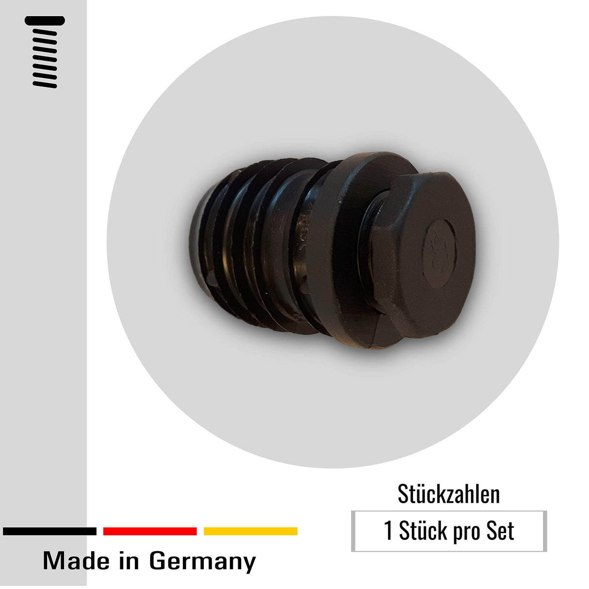 OL-1 St. Verstellgleiter/Höhenversteller für Rundrohre, 38 mm - Klama - Möbelzubehör
