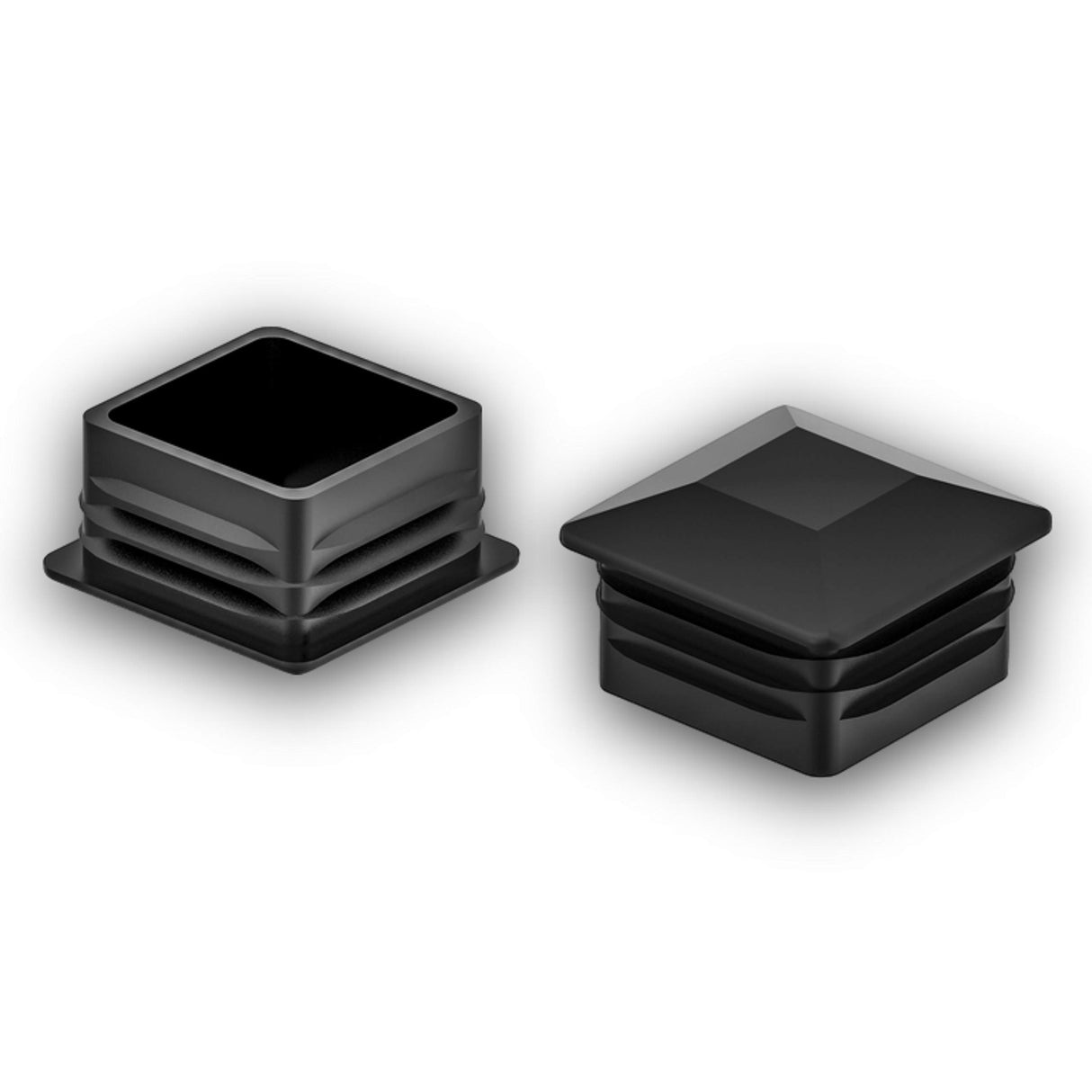 OL 20 St. Zierstopfen/Sichtstopfen/Endstopfen für Quadratrohre mit Rohrwandstärke 1,5-2 mm / 25x25 mm - Klama - Möbelzubehör