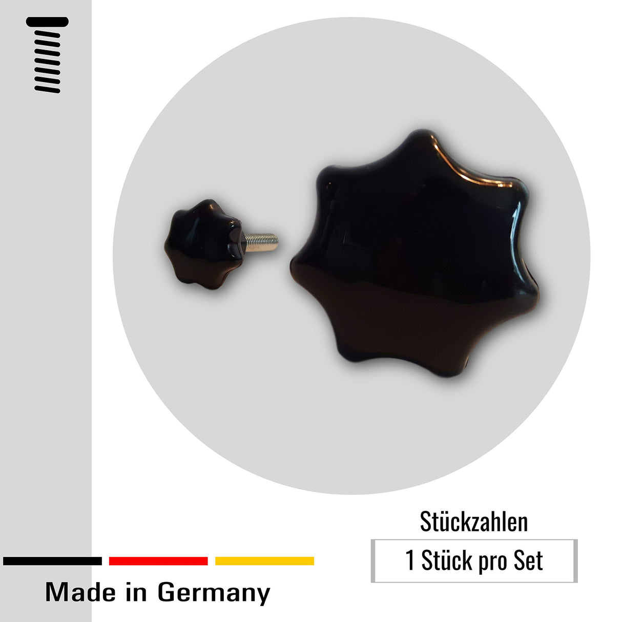Sterngriffe mit Griffdurchmesser von 25mm bis 80mm - Klama - Möbelzubehör