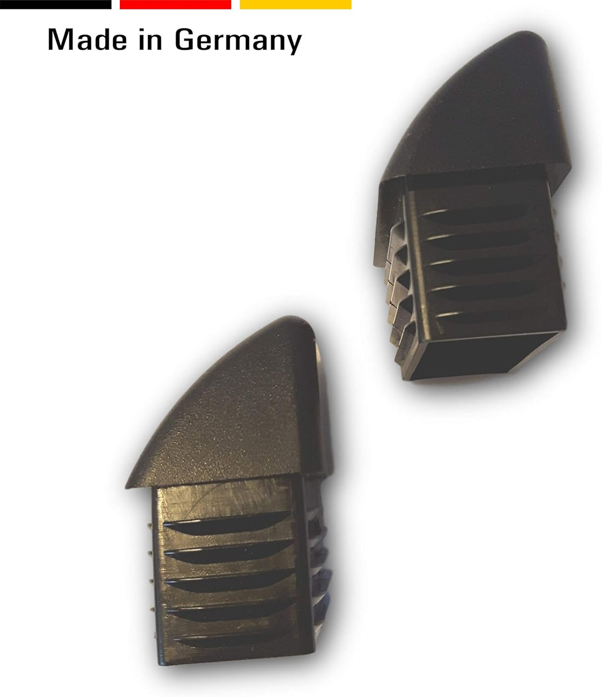 OL 4 St. Rohrendstücke/Sichtstopfen für Rechteckige Rohre mit Rohrwandstärke 1,5-2 mm / 50x30mm - Klama - Möbelzubehör