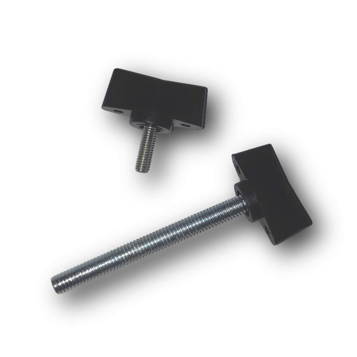 2 St. Flügelschrauben Kunststoff mit Gewindebolzen aus Stahl - Klama - Möbelzubehör