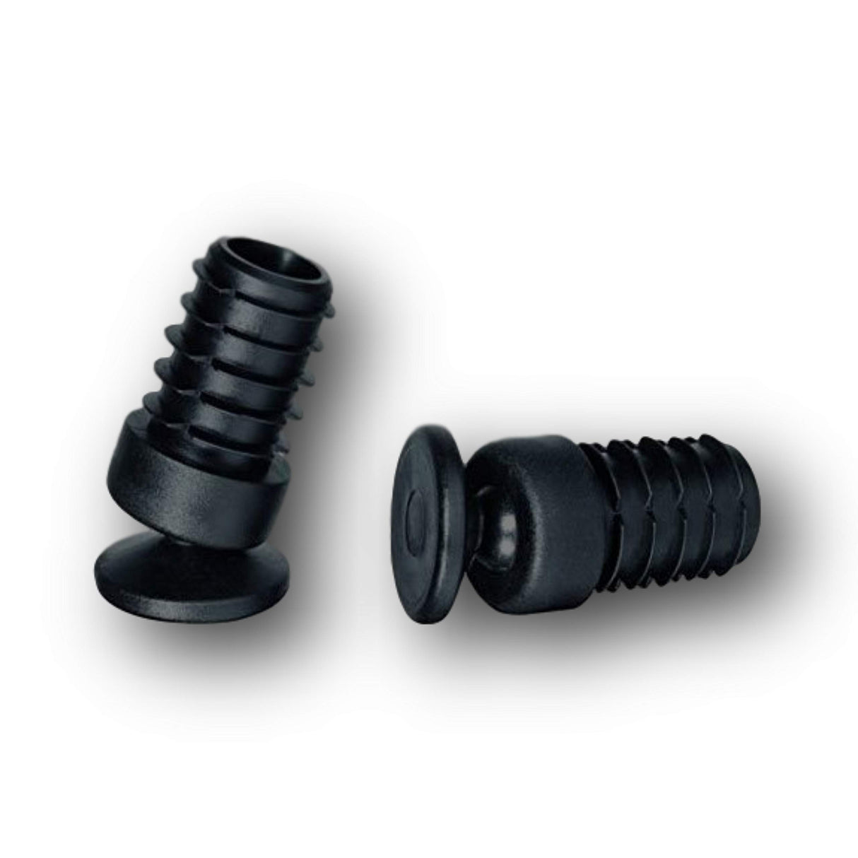 4 St. Stuhlgleiter mit Gelenk und Kunststoffgleitfläche, für Rundrohre mit Wandstärke 1,5-2 mm, max. Neigungswinkel 25° - Klama - Möbelzubehör