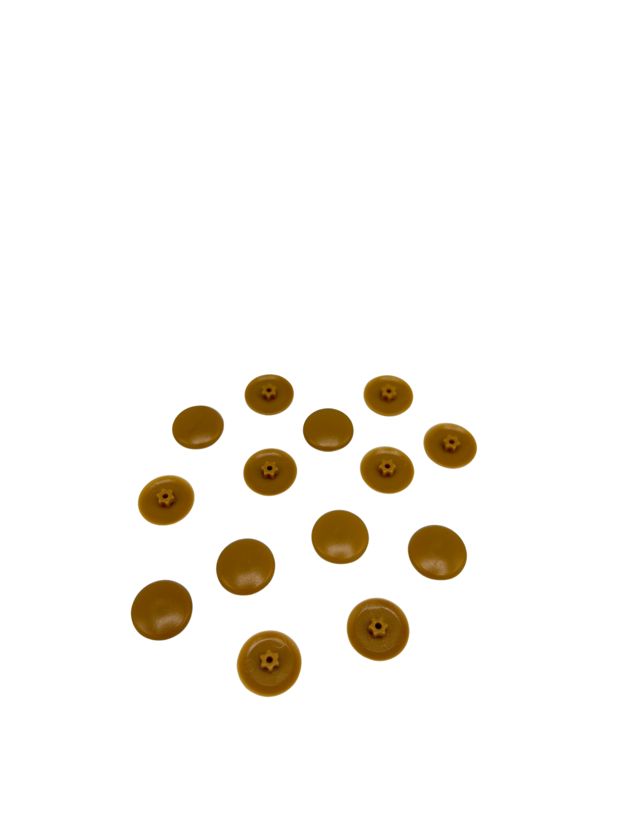 100 Abdeckkappen für Torx-Schrauben - Torx Schraubenabdeckung aus Kunststoff in verschiedenen Größen und Farben - Klama - Möbelzubehör