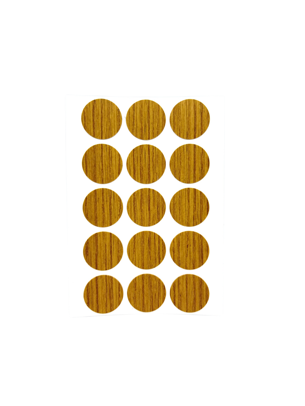 15x Selbstklebende Abdeckkappen für Schrauben, Bohrlöcher & kleine Macken - Universell einsetzbare Schraubenabdeckung - Klama - Möbelzubehör