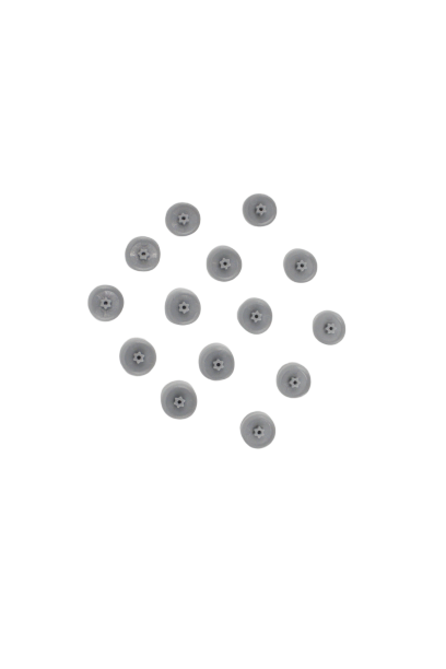 100 Abdeckkappen für Torx-Schrauben - Torx Schraubenabdeckung aus Kunststoff in verschiedenen Größen und Farben