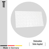 50 Türanschlagdämpfer Türpuffer Anschlagpuffer zum Einbohren transparent, Kunststoff (5 mm) - Klama - Möbelzubehör