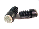 4 St. Stuhlgleiter/Bodenschoner, schräg, mit Filz, für Rundrohre mit Wandstärke 1,5-2 mm - Klama - Möbelzubehör