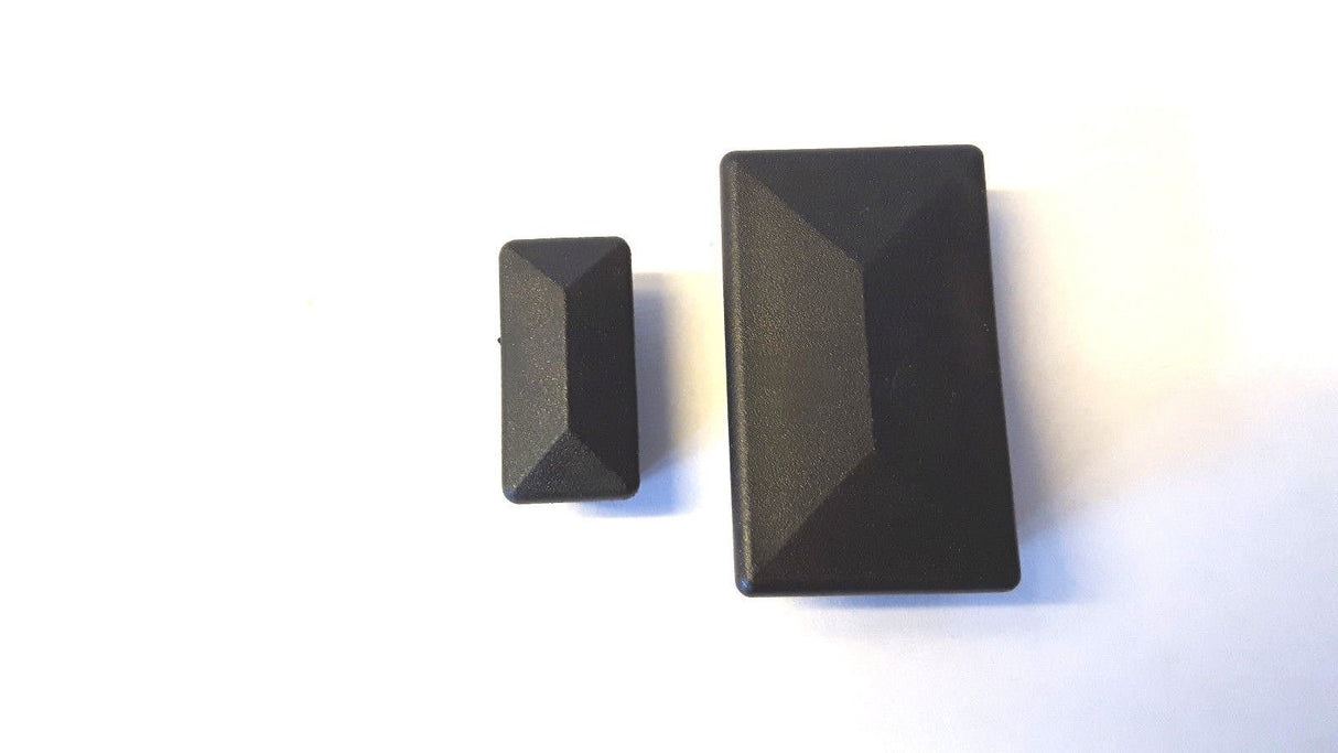 OL 4 St. Zierstopfen/Sichtstopfen für Rechteckige Rohre mit Rohrwandstärke 1,5-2 mm / 30x15mm - Klama - Möbelzubehör