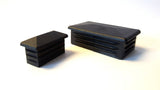 OL 4 St. Zierstopfen/Sichtstopfen für Rechteckige Rohre mit Rohrwandstärke 1,5-2 mm / 30x15mm - Klama - Möbelzubehör