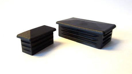 OL 4 St. Zierstopfen/Sichtstopfen für Rechteckige Rohre mit Rohrwandstärke 1,5-2 mm / 30x15mm - Klama - Möbelzubehör