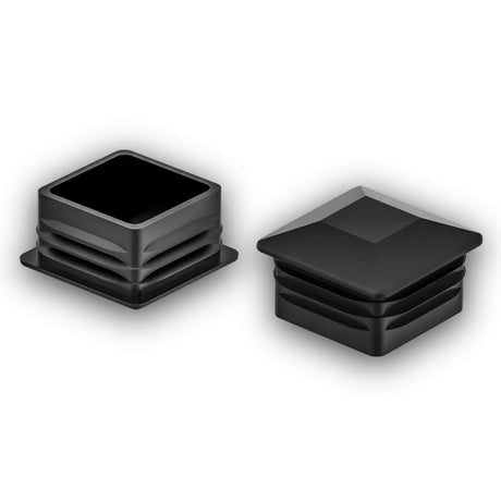 OL 20 St. Zierstopfen/Sichtstopfen/Endstopfen für Quadratrohre mit Rohrwandstärke 1,5-2 mm / 25x25 mm - Klama - Möbelzubehör