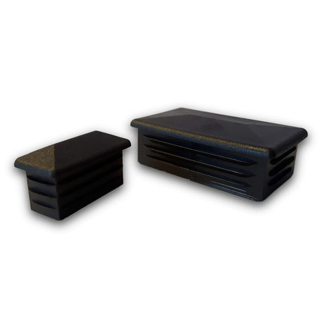 OL 4 St. Zierstopfen/Sichtstopfen für Rechteckige Rohre mit Rohrwandstärke 1,5-2 mm / 30x15mm - Klama - Möbelzubehör